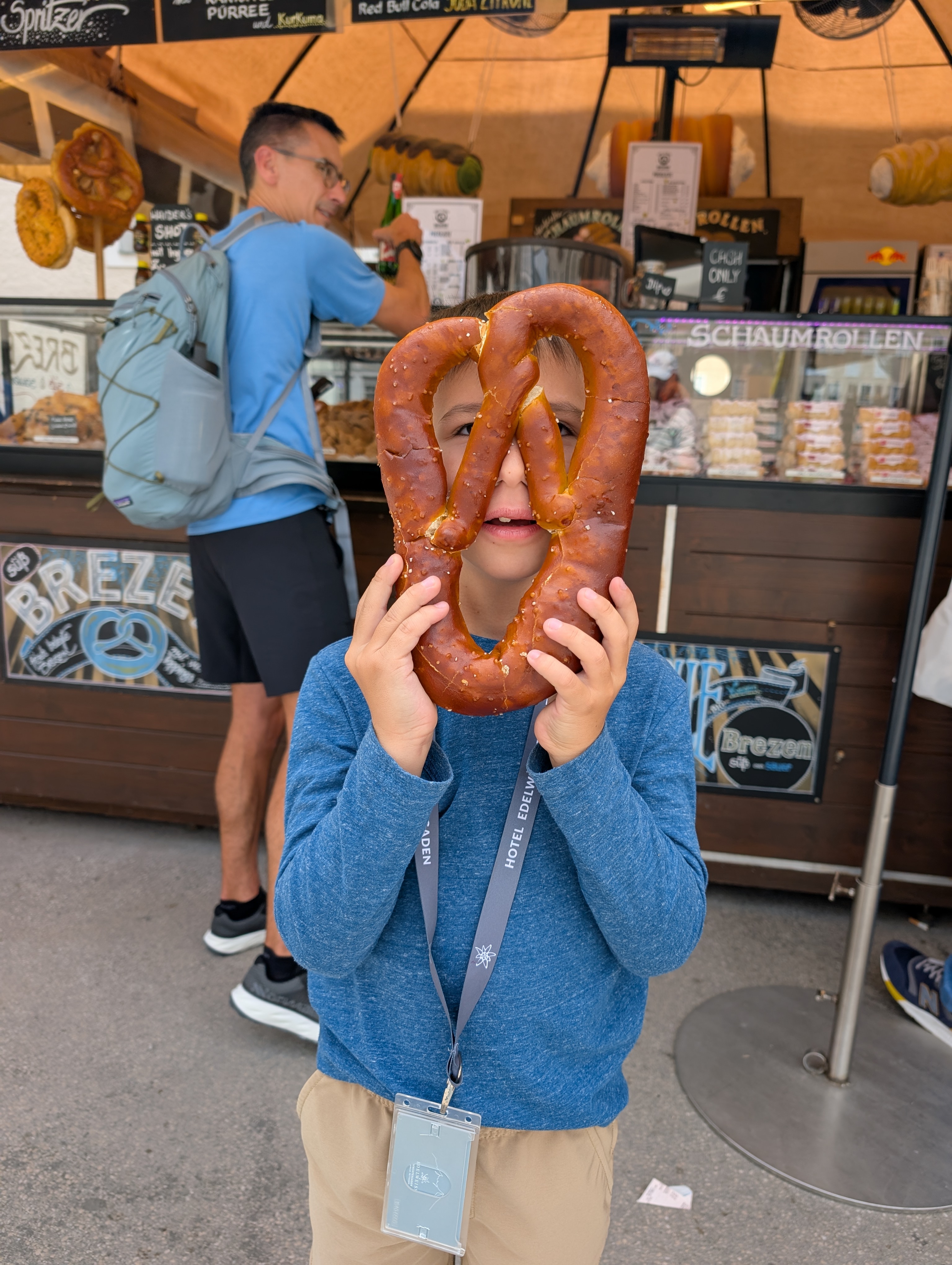 giant pretzel in salzburg