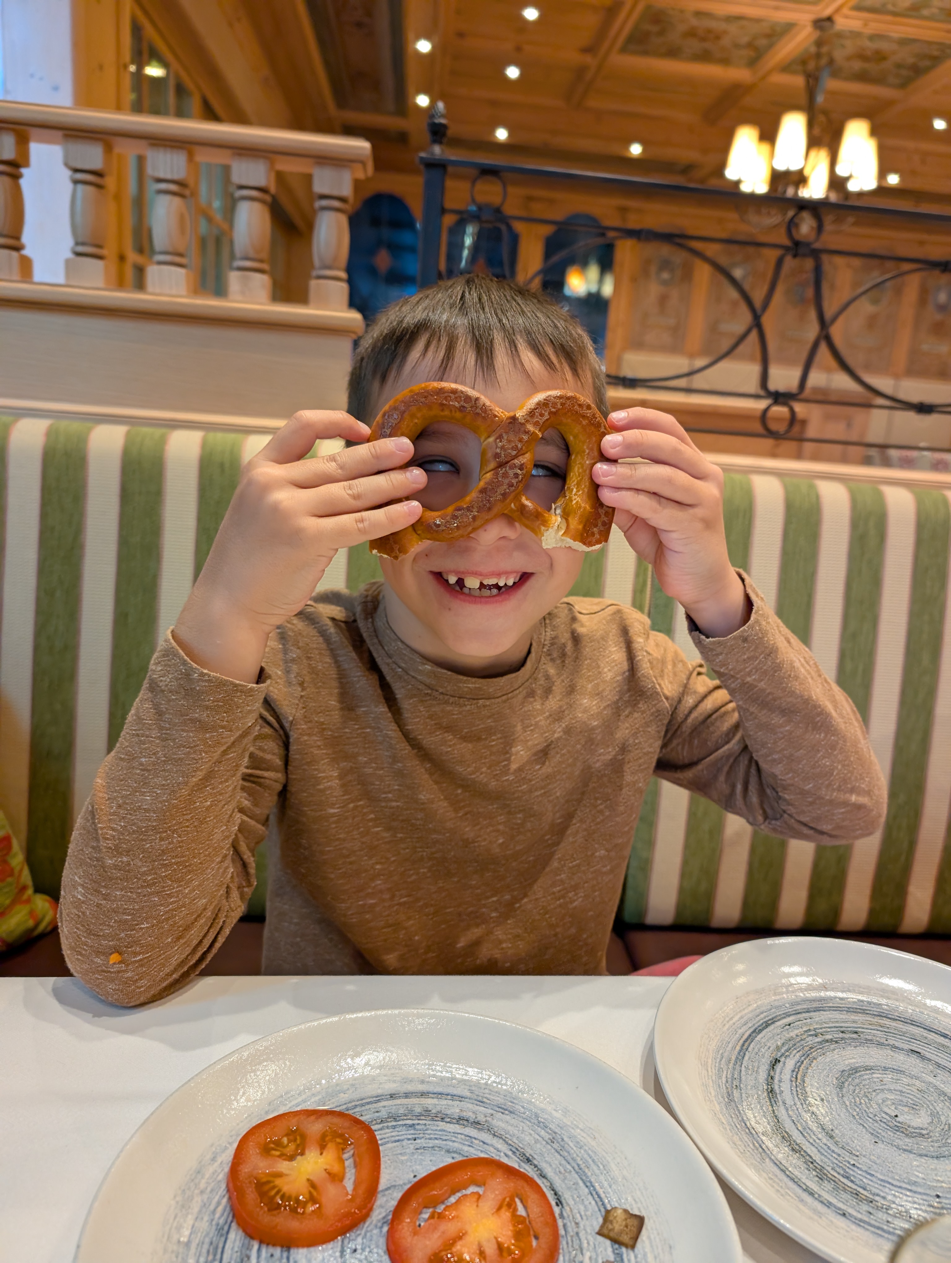 pretzel at breakfast