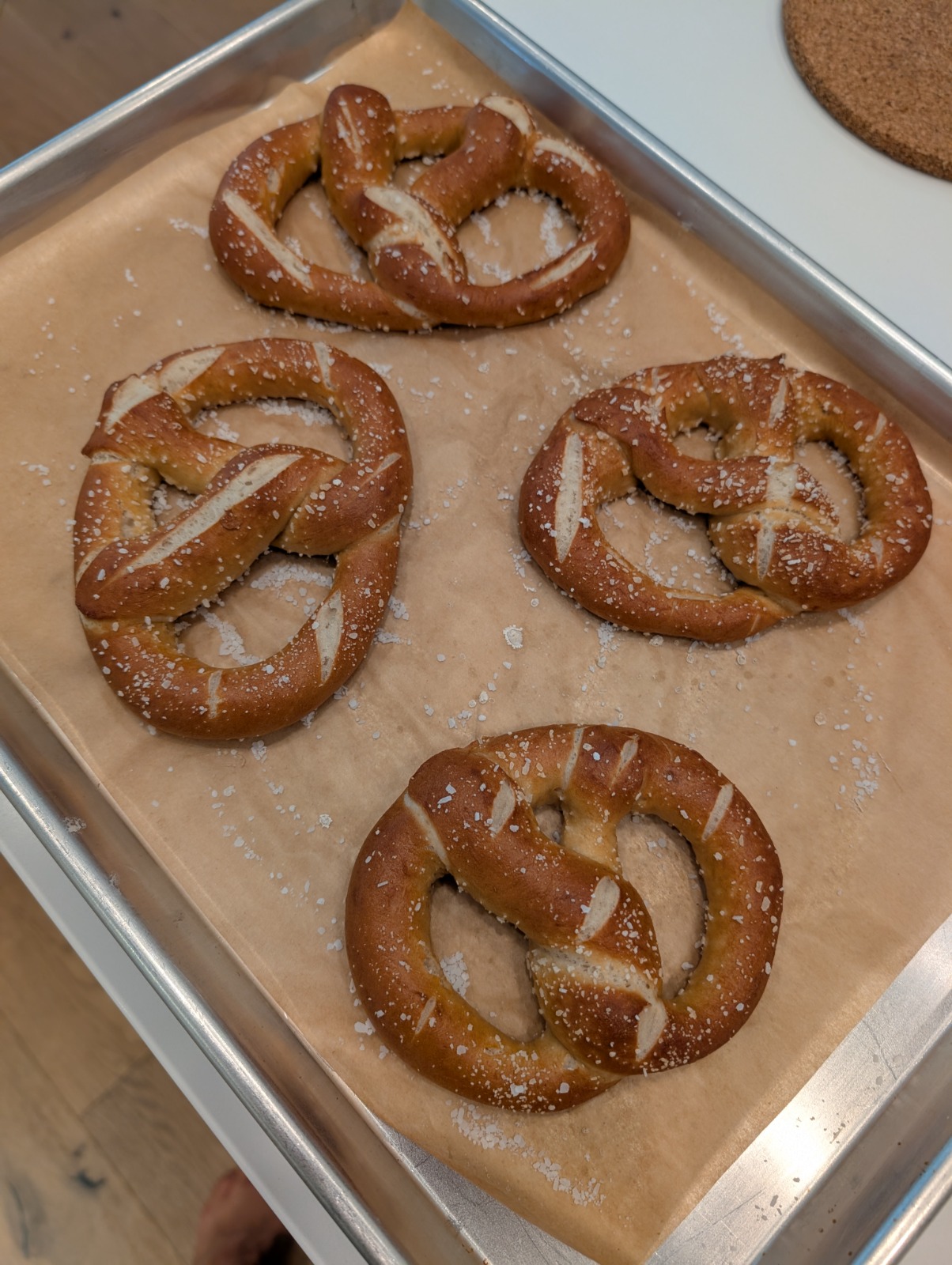 just out of the oven